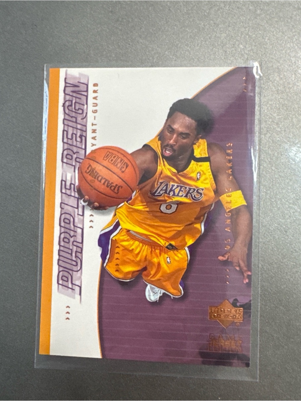 Lakers Purple & Gold Trading Card